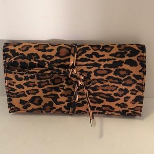 Jewelry Holder Travel  Portfolio Leopard Tie